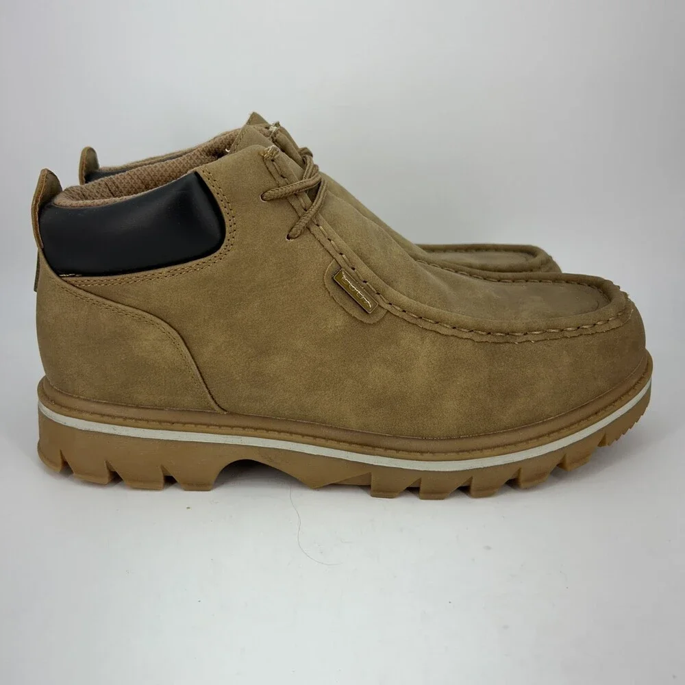 Lugz Chukka Boots Mens Size 12 Brown Ankle Synthetic Lace Up Casual Workwear